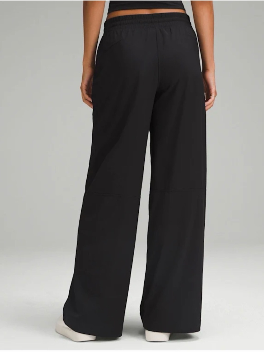 lululemon athletica midrise Swift Black Wide-Leg Pull-On Pants